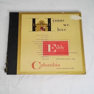 VTG 1946 Nelson Eddy Hymns We Love Columbia Masterworks Set M-646 Album Book